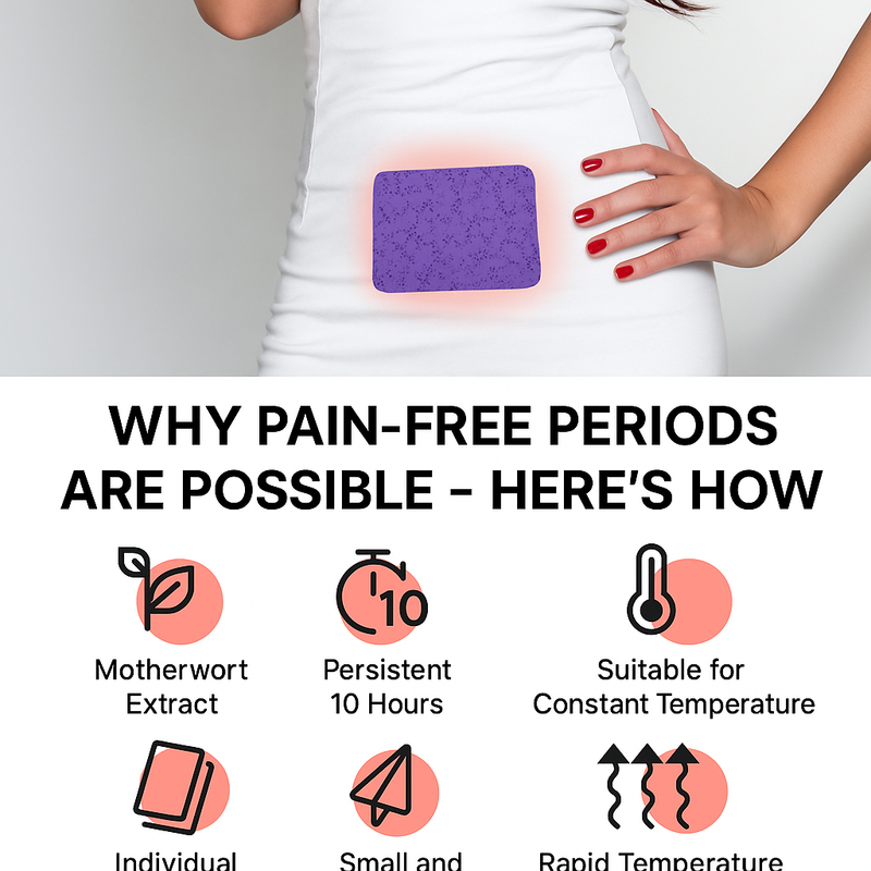 Painfree4u — menstruāciju plāksteris (4 gab.)
